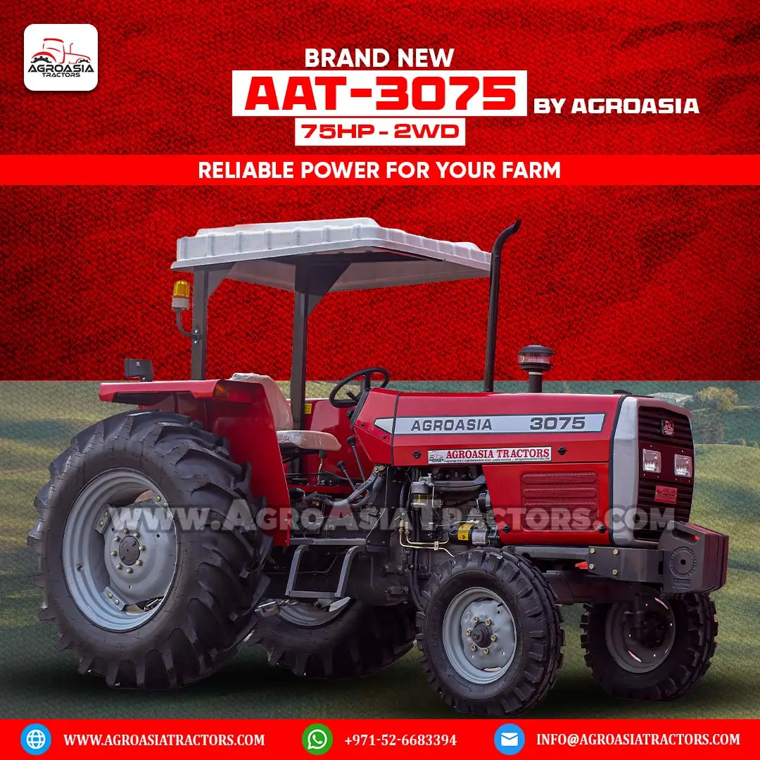 Brand New AGROASIA AAT 3075 75HP tractor