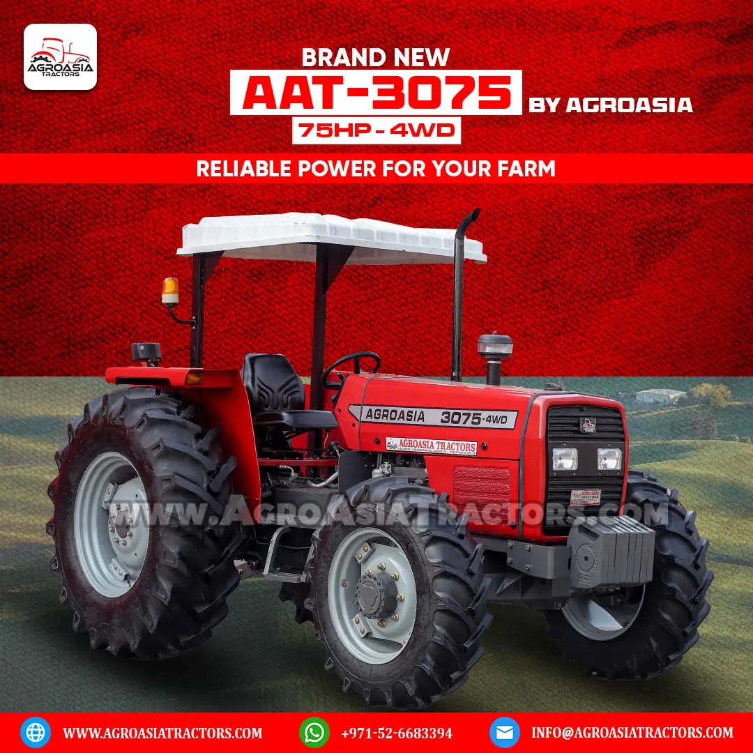 Brand New AGROASIA AAT 3075 4WD 75HP tractor