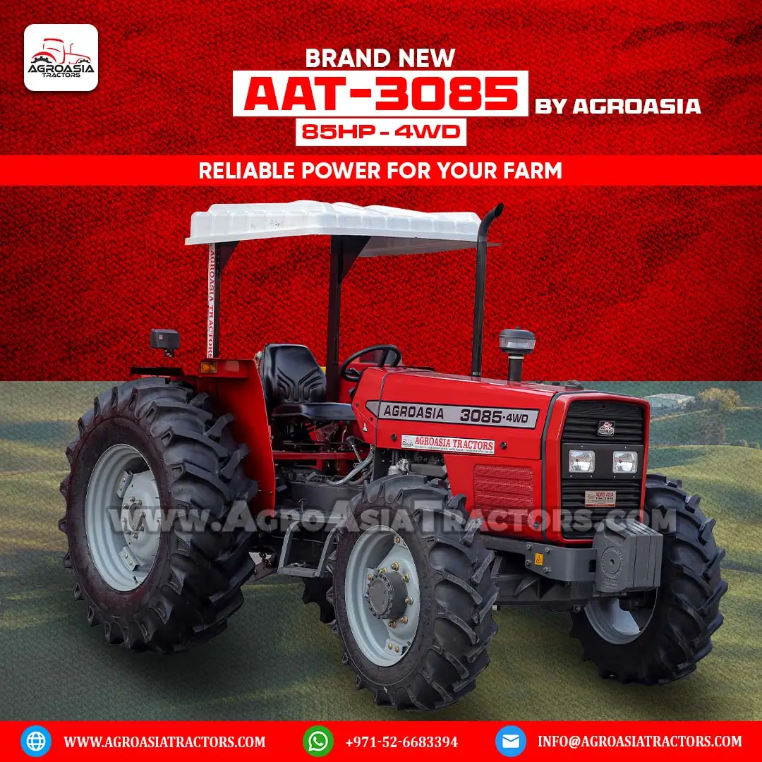 Brand New AGROASIA AAT 3085 4WD 75HP tractor