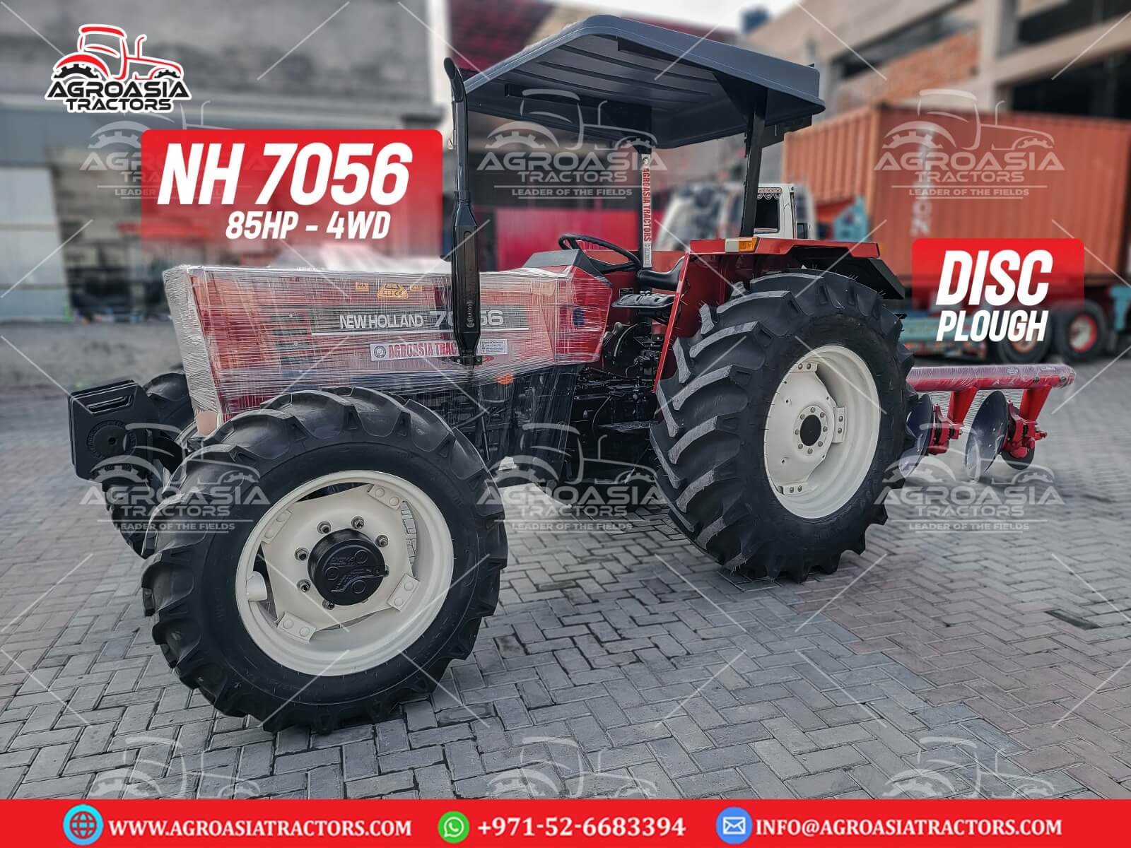 new holland NH 7056 85hp tractor for sale from agroasia