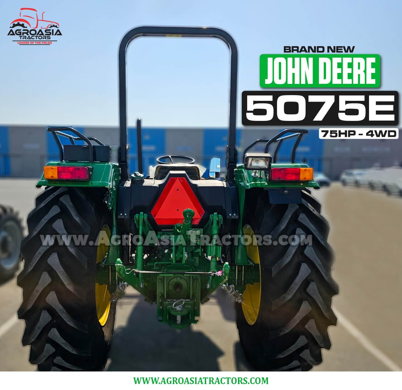 John Deere 5075 tractor for sale in UAE - Agroasia tractors