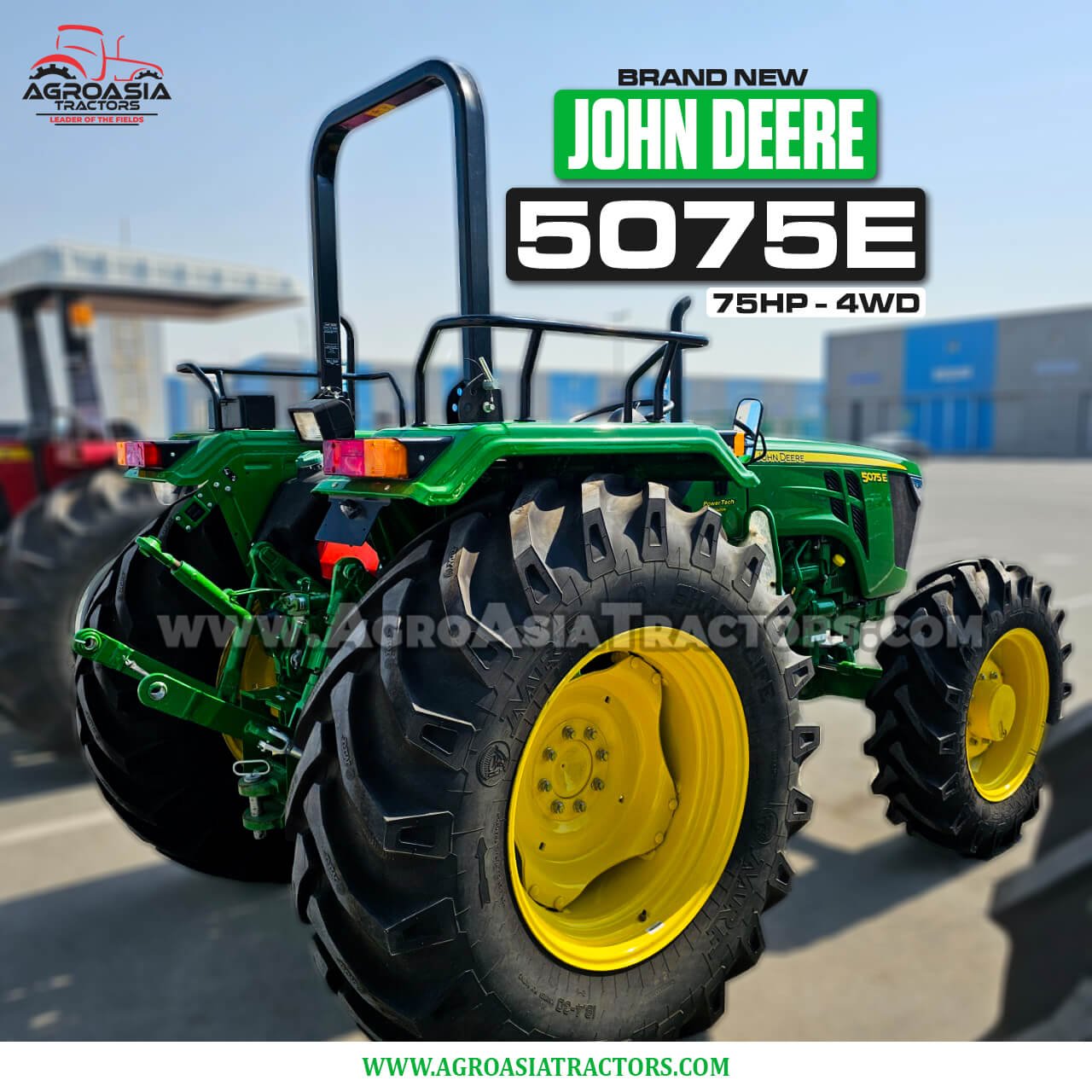 John Deere 5075 tractor for sale in UAE - Agroasia tractors