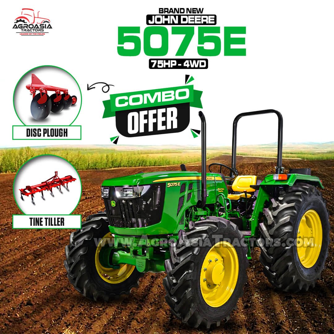 John Deere 5075 tractor for sale in UAE - Agroasia tractors