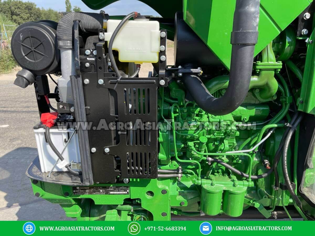 John Deere 5310 tractor for sale in the UAE at AgroAsiaTractors.ae. Available in Dubai, Abu Dhabi, Sharjah, Ajman, and Ras Al Khaimah. Reliable and powerful tractor for various agricultural tasks.