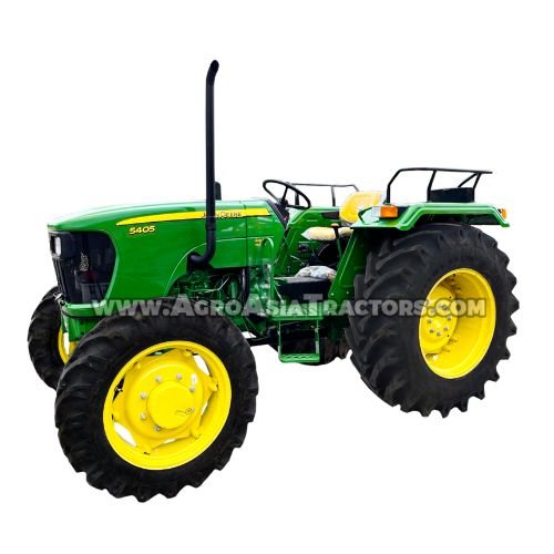 John Deere 5405 tractor for sale in the UAE at AgroAsiaTractors.ae. Available in Dubai, Abu Dhabi, Sharjah, Ajman, and Ras Al Khaimah. Robust and efficient tractor for all your farming needs.