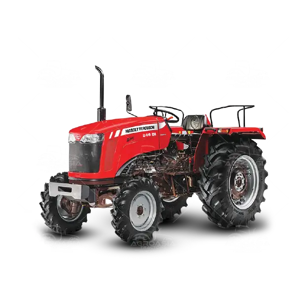 Massey Ferguson MF 246 4WD Dyna Series tractor for sale in the UAE, including Dubai, Abu Dhabi, Sharjah, Ajman, and Ras Al Khaimah. Durable and efficient tractor for all your farming needs.