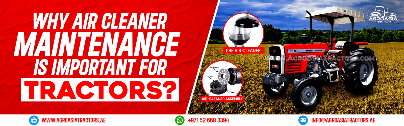 Why Air Cleaner Maintenance is Important for Tractors?