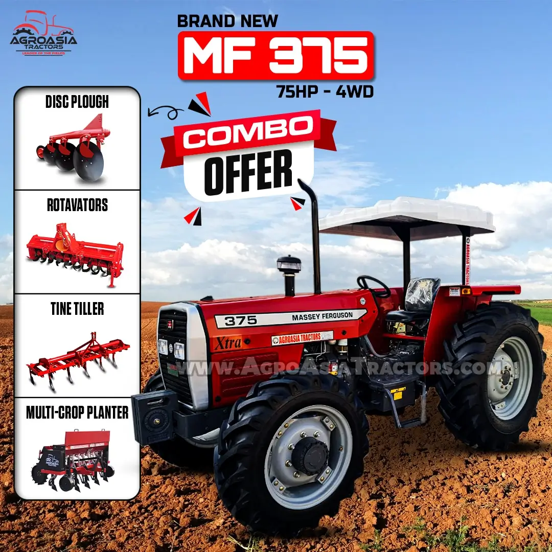 massey ferguson mf375 75hp 4wd tractor for sale - agroasia tractors