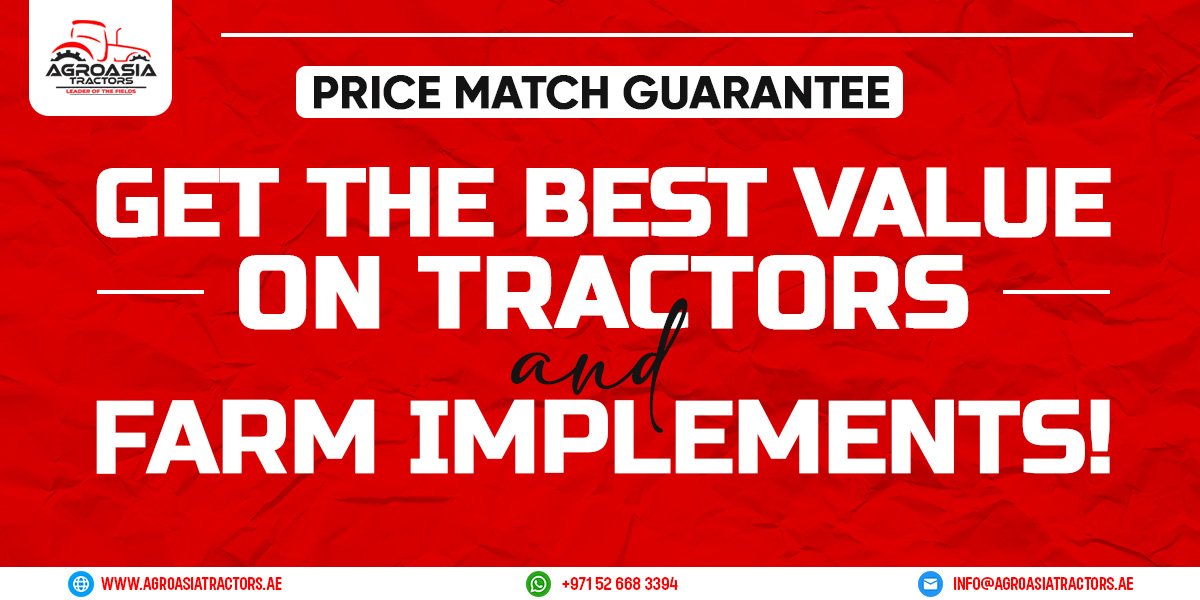 Get Special Price Match Guarantee offer from AgroAsia Tractors on ISO-certified farm Machinery for sale worldwide. Booking is Open