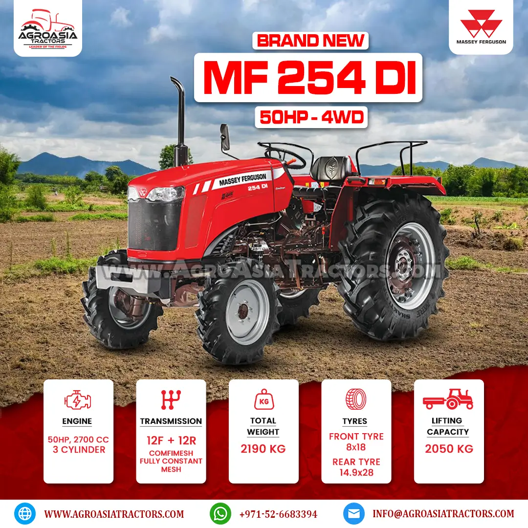 Massey Ferguson MF 254DI for sale in UAE ready to shiop