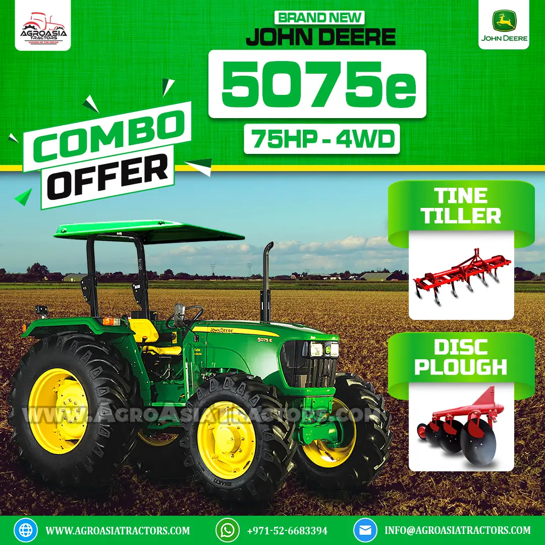 john deere 5075e tractor UAE Discount offers