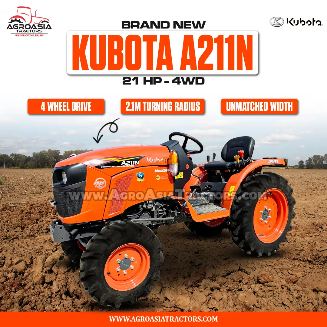 Kubota A211N for sale in UAE by agroasia tractors