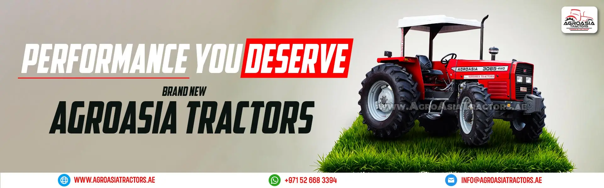 brand new tractors for sale by agroasia tractors in UAE